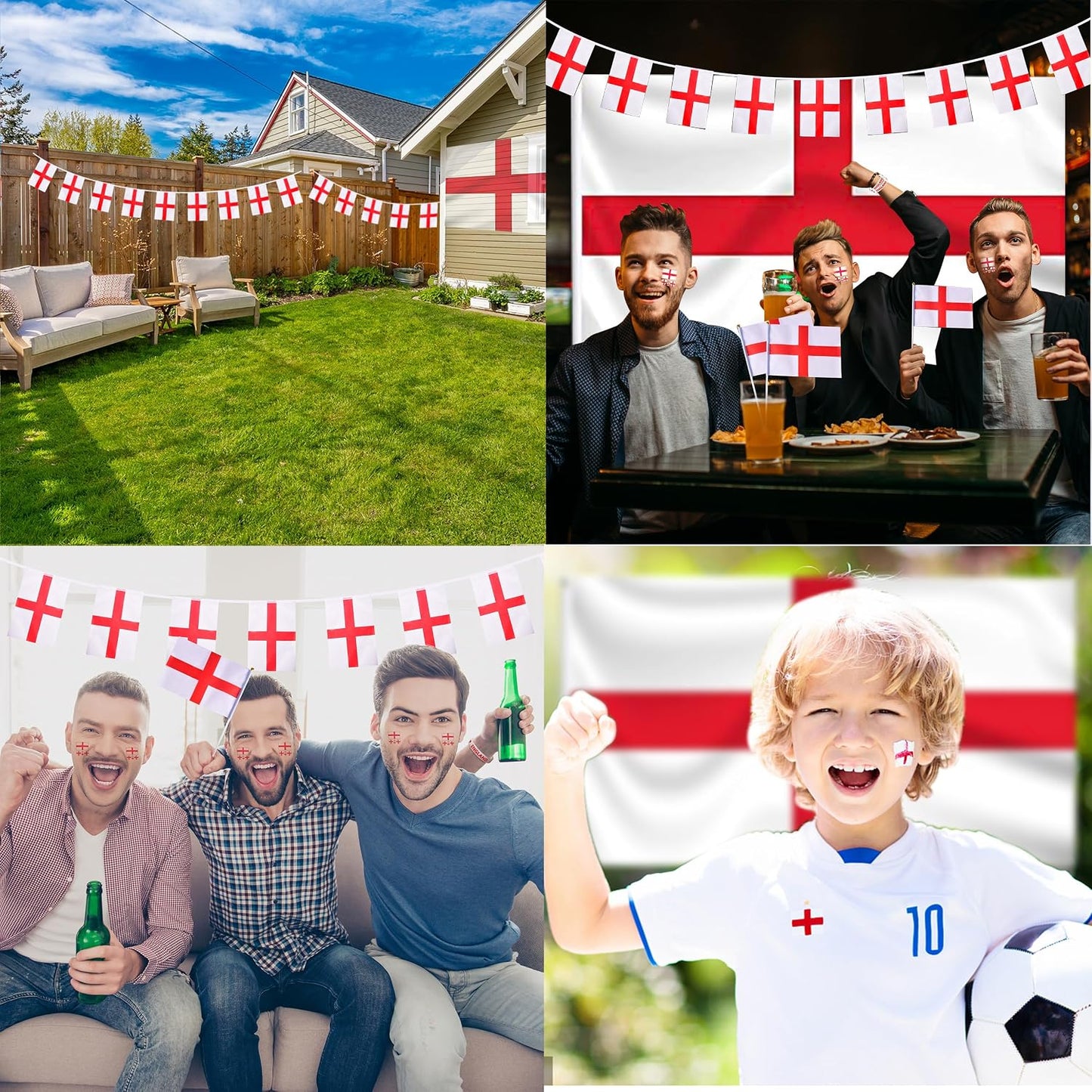 England Flag 3Ft X 5Ft England Flags Bunting St Georges Flag Bunting Flags Football Bunting England Bracelets England Flag Bunting St Georges Party Decorations
