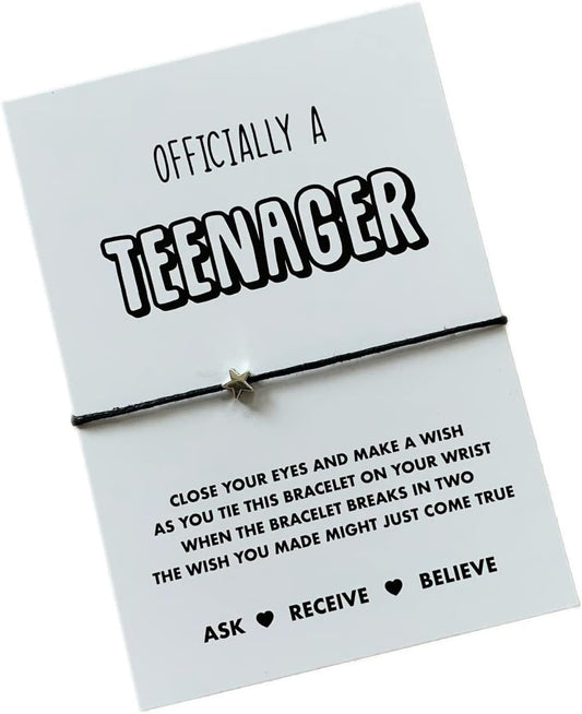 Teenager Gift | 13 Wish Bracelet | Gift for 13Th Birthday | Teen Birthday Gift | Officially a Teenager Present