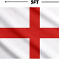 Second Ave England Flag 5Ft X 3Ft Large Double Sided with Brass Eyelets English World Cup Euros St Geroge'S Flag