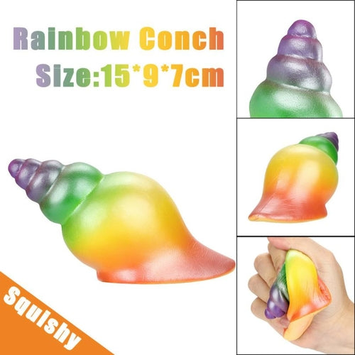 15cm Squishy Poo Rainbow Conch Relieve Anxiet