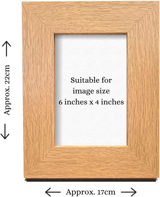 Second Ave Oak 6X4 Portrait Picture Photo Frame Grandad & Me Gift Father'S Day