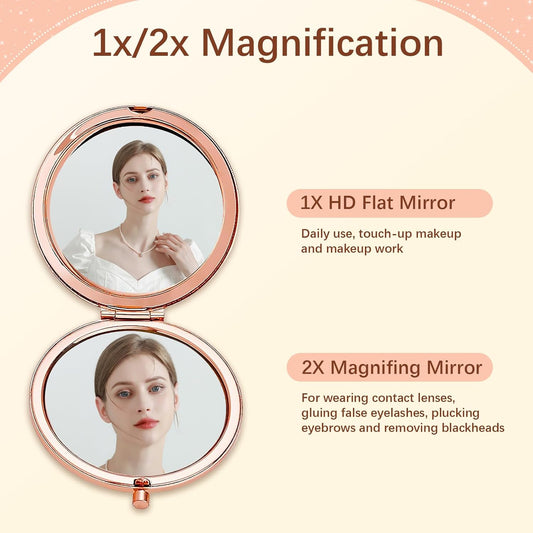 Daughter Gift from Mom,Birthday Gifts for Daughter Adult,Gifts for Granddaughter,Daughter Wedding Gift from Mom to My Daughter Makeup Compact Mirror,Inspiration Makeup Compact Mirror