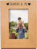 Second Ave Oak 6X4 Portrait Picture Photo Frame Grandad & Me Gift Father'S Day