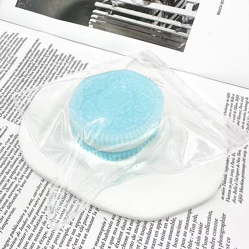 Squishy Stress Relief Toy Hamburger Pinching Cookies Decompression Venting Toy Anxiety Relaxation Office Desktop Accessory