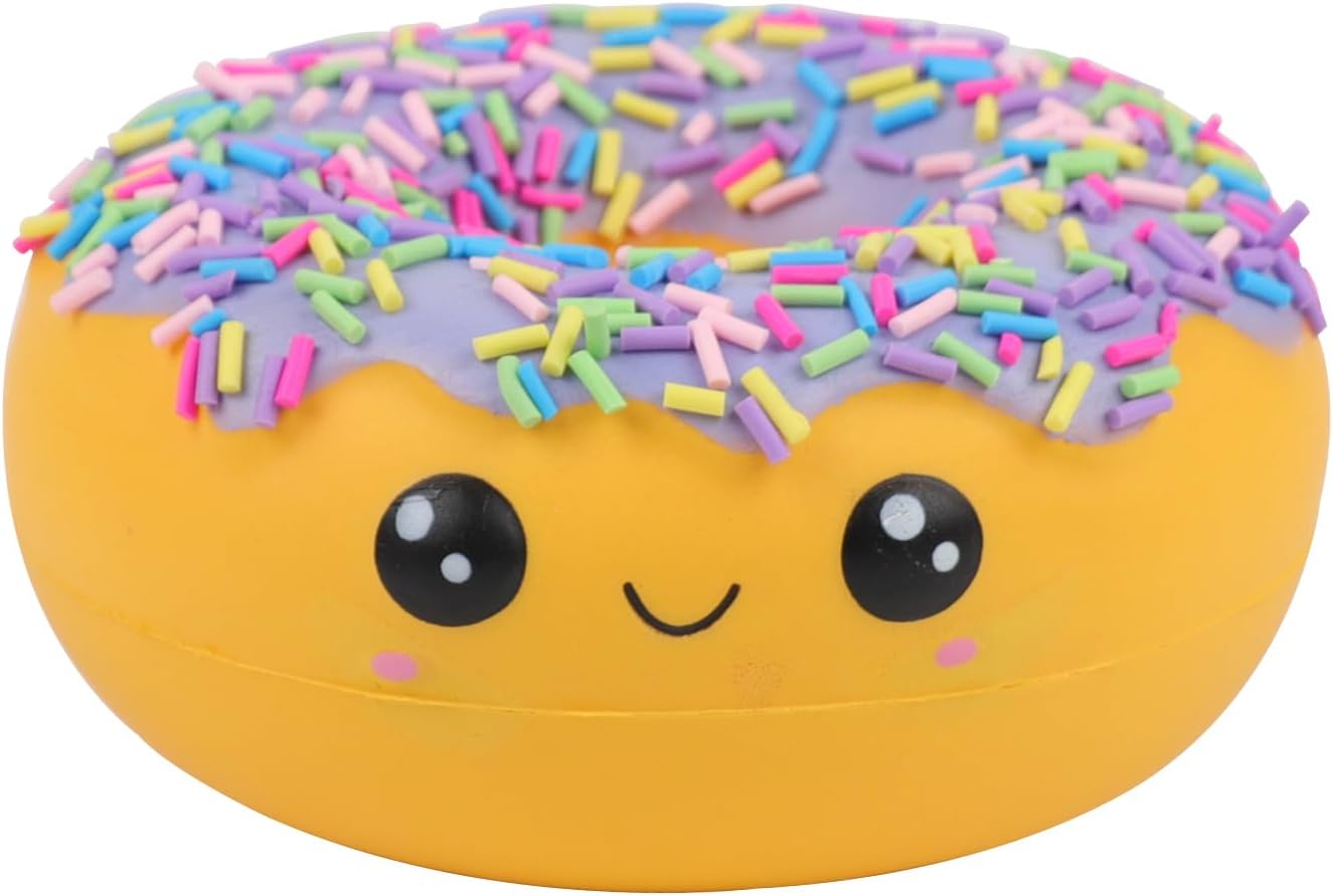 Donut Squishies Slow Rising Squishys Toy for Kids Soft Doughnuts Scented Stress Relief Realistic Cute Squeeze Squish Toy