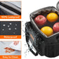 Lunch Bag 9L 12 Can Insulated Lunch Box Soft Cooler Cooling Tote for Adult Men Women, Black