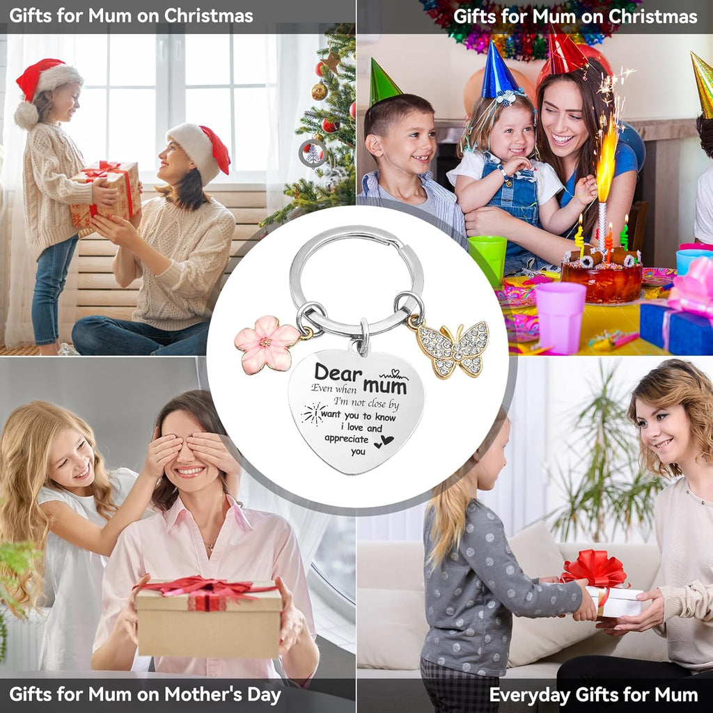 Mum Gifts,Keyring Presents for Mum Birthday Gifts, Mummy Gifts, Mothers Day Gifts.