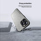 For Iphone 17 16 15 14 13 Pro Max Shockproof Magnetic Leather Black Case Cover