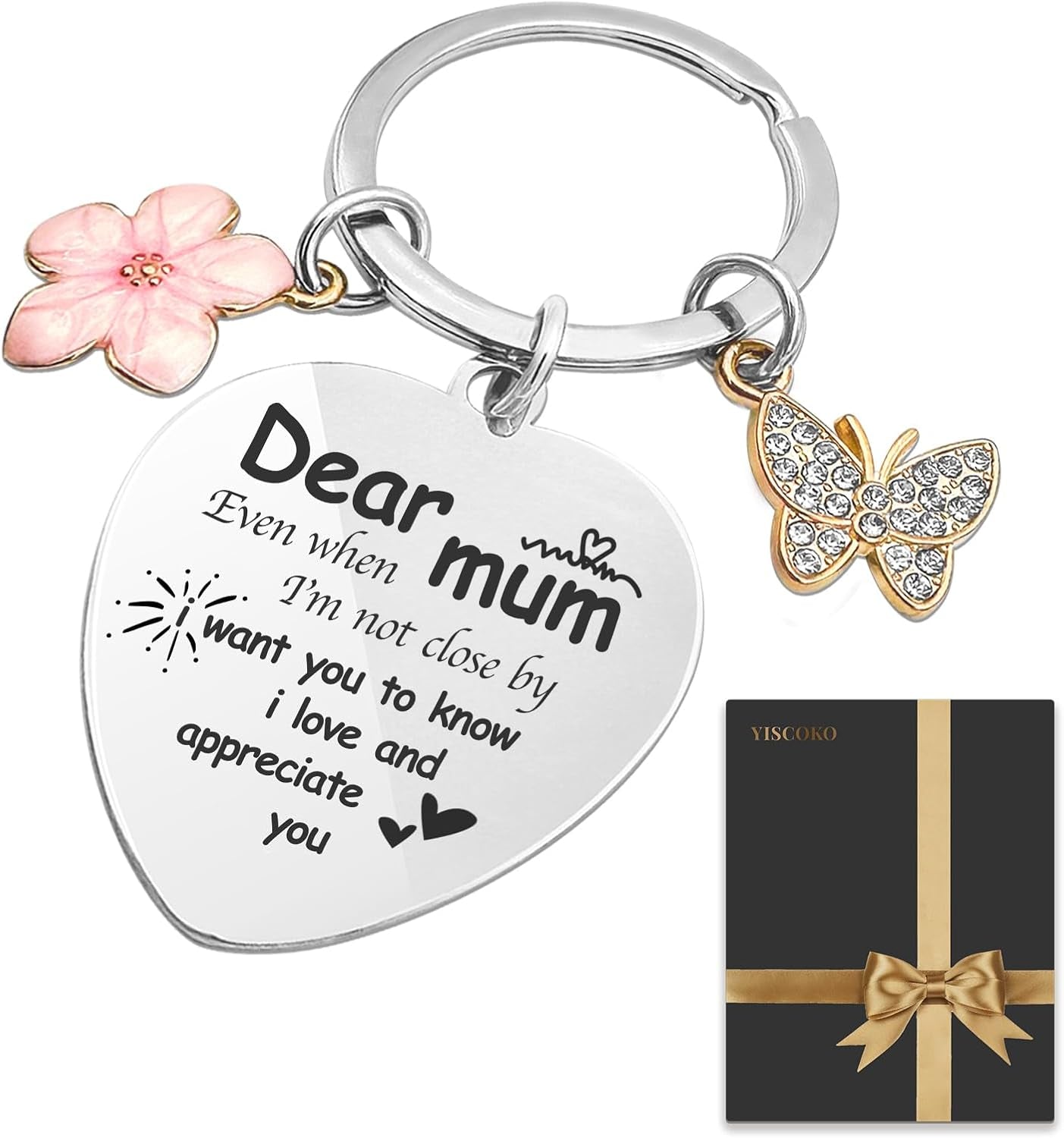 Mum Gifts,Keyring Presents for Mum Birthday Gifts, Mummy Gifts, Mothers Day Gifts.