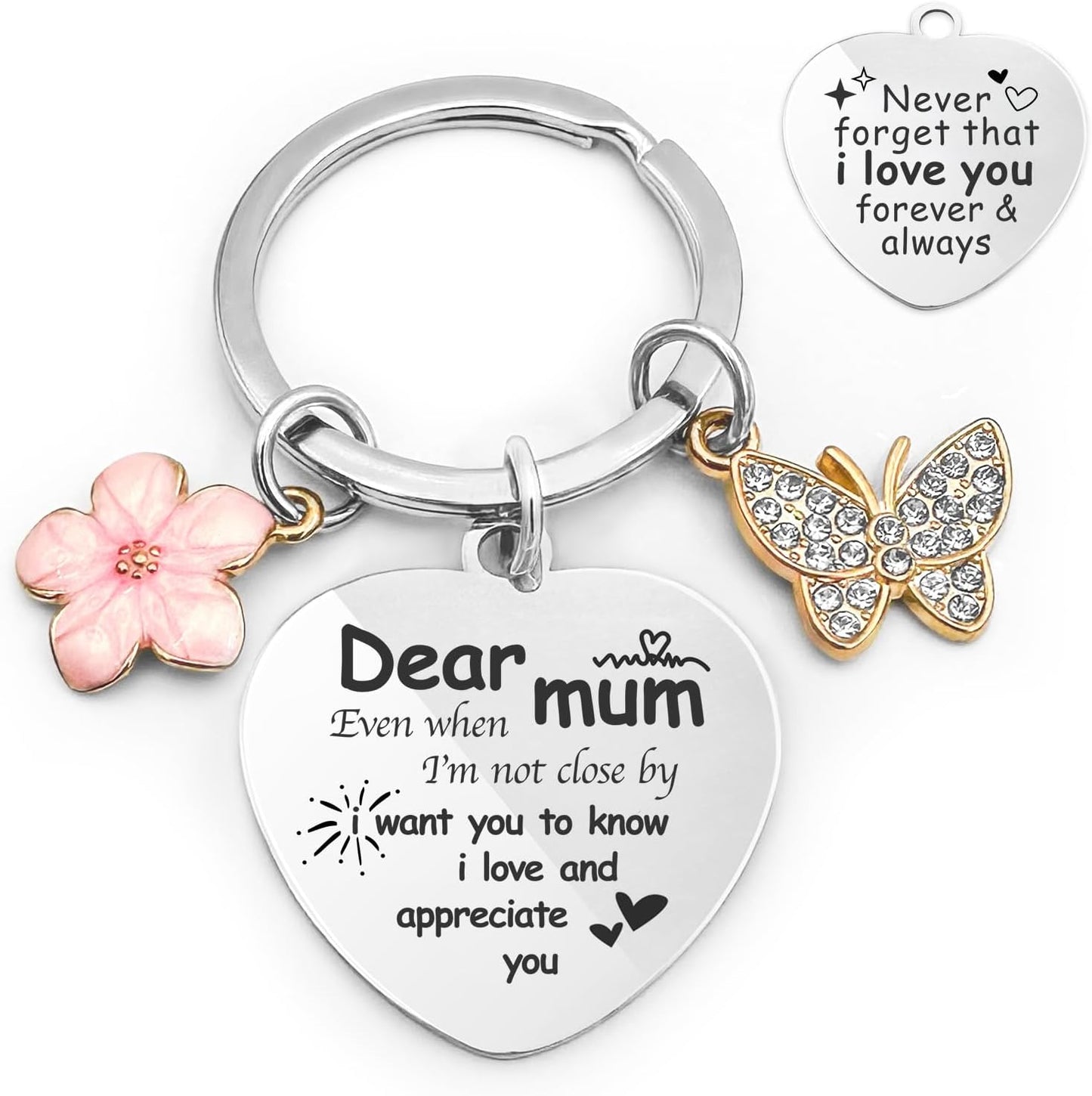 Mum Gifts,Keyring Presents for Mum Birthday Gifts, Mummy Gifts, Mothers Day Gifts.