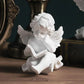Home Decor Resin Angel Sculpture American Style Statue for Living Room Tabletop Desktop Office Decorations Ornament Gift Ideas