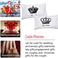King and Queen Couples Pillow Cases,Funny His and Hers Couples Gifts,Annivesary Wedding Gifts for the Couple.Romantic Gifts for Couples on Christmas Valentines Day
