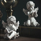 Home Decor Resin Angel Sculpture American Style Statue for Living Room Tabletop Desktop Office Decorations Ornament Gift Ideas