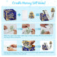 Surprise Birthday Money Gift Box Cash Gift Pull, Money Gift Box Money Gift Ideas Novelty Surprise Box for Friends, Family (Blue)
