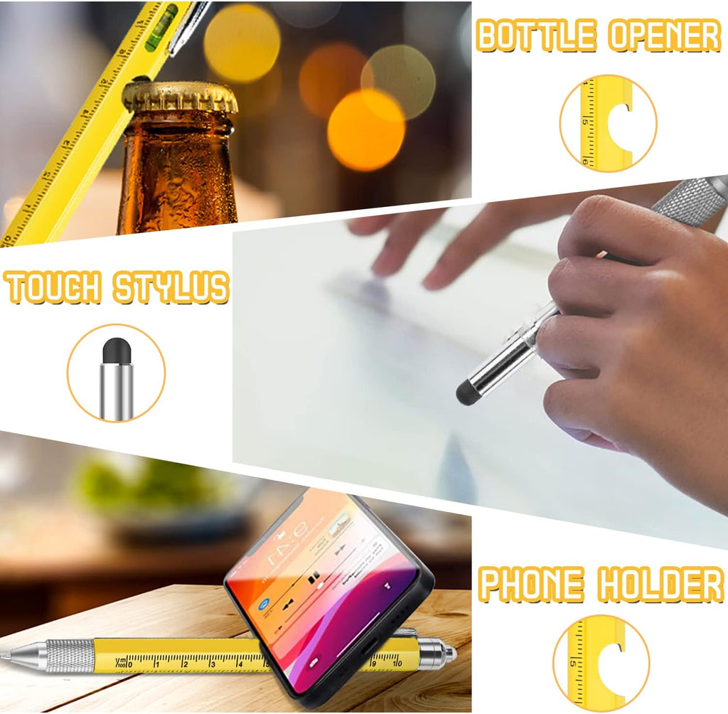Father S Day Gifts, Gifts for Men Dad Gifts, 9 in 1 Multi Tool Pen, Father S Day Gifts from Daughter/Son, Mens Gifts Gadgets for Men, Stocking Fillers