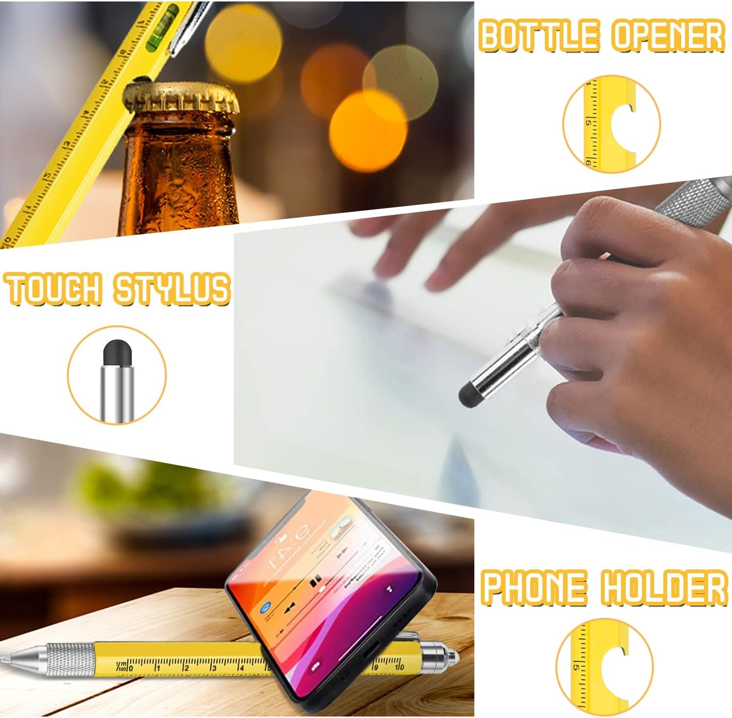 Father S Day Gifts, Gifts for Men Dad Gifts, 9 in 1 Multi Tool Pen, Father S Day Gifts from Daughter/Son, Mens Gifts Gadgets for Men, Stocking Fillers