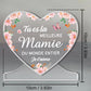 Grandma'S Day Gift, Grandma'S Birthday Gift, Acrylic Heart Shaped Decoration - Grandma'S Gift, Grandma'S Christmas Gift,