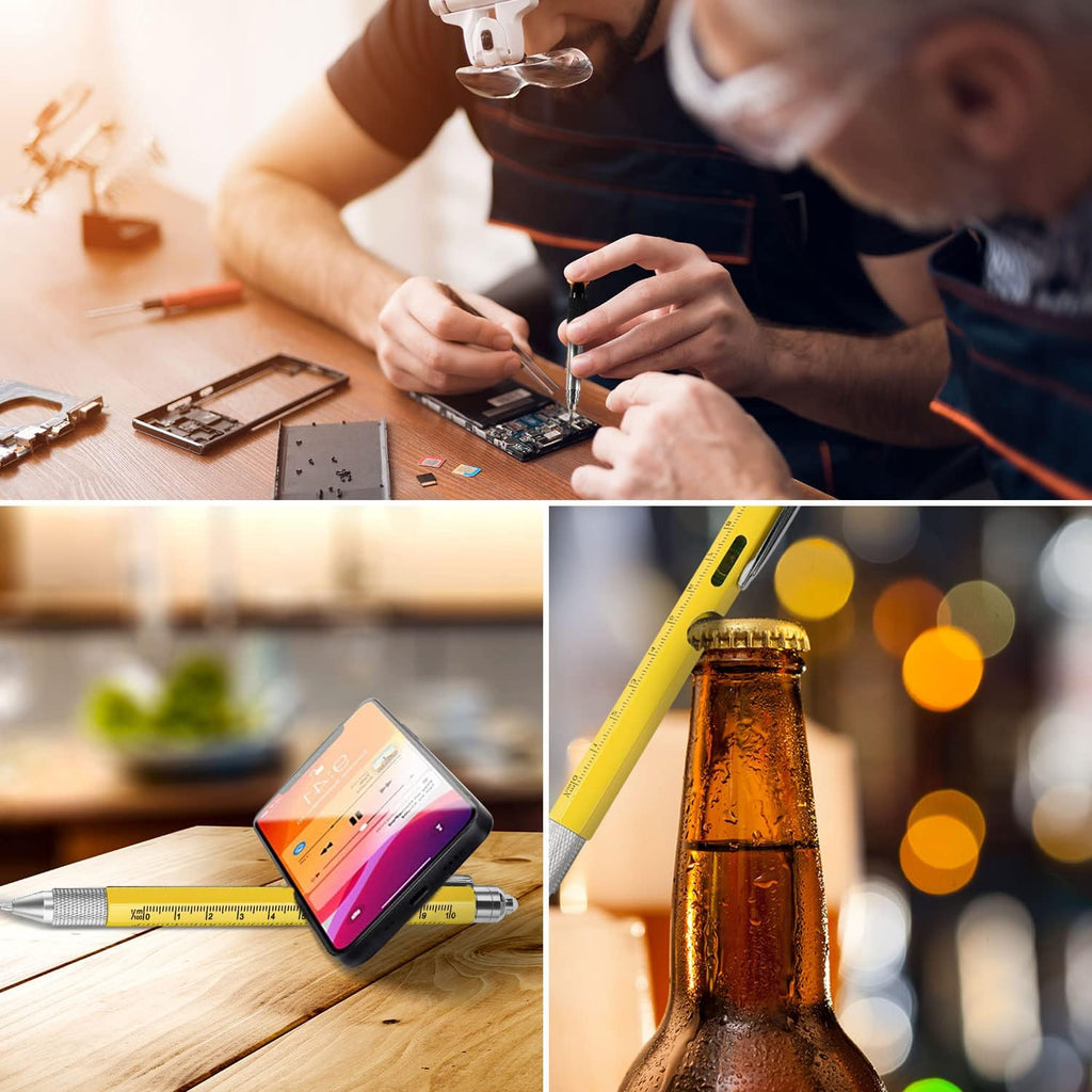Father S Day Gifts, Gifts for Men Dad Gifts, 9 in 1 Multi Tool Pen, Father S Day Gifts from Daughter/Son, Mens Gifts Gadgets for Men, Stocking Fillers