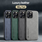 For Iphone 17 16 15 14 13 Pro Max Shockproof Magnetic Leather Black Case Cover